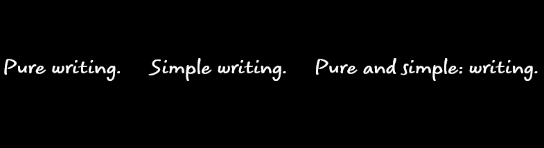 Creative writing